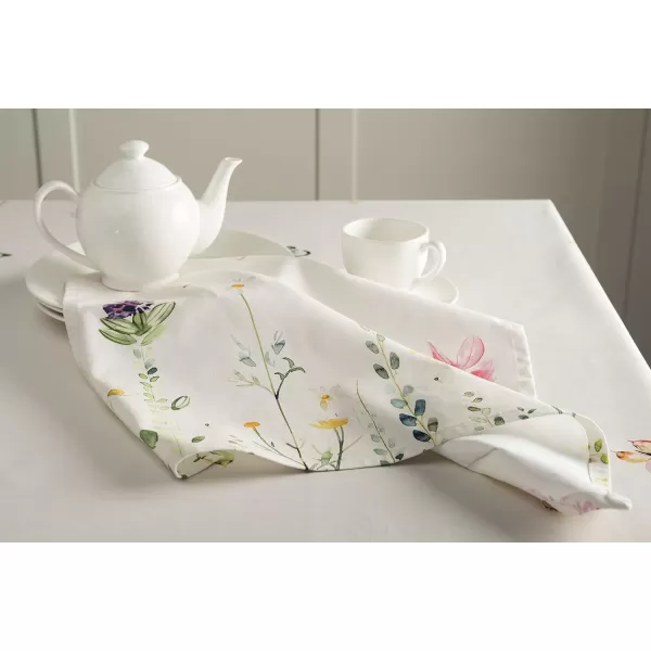 Maison d Hermine Napkins 20x20 100 Cotton Decorative Washable Table Cloth Napkin for Gifts Kitchen Party Wedding Restaurant amp Camping Indian Floral  SpringSummer Set of 401  Botanical Fresh 20x20