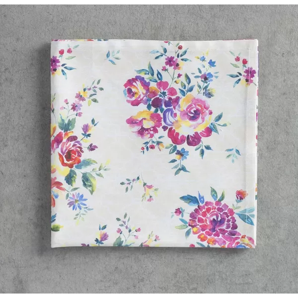 Maison d Hermine Napkins 20x20 100 Cotton Decorative Washable Table Cloth Napkin for Gifts Kitchen Party Wedding Restaurant amp Camping Indian Floral  SpringSummer Set of 441  Rose Garden 20x20