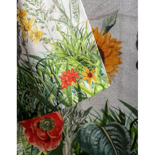 Maison d Hermine Napkins 20x20 100 Cotton Decorative Washable Table Cloth Napkin for Gifts Kitchen Party Wedding Restaurant amp Camping Indian Floral  SpringSummer Set of 425  Basse Cour 20x20