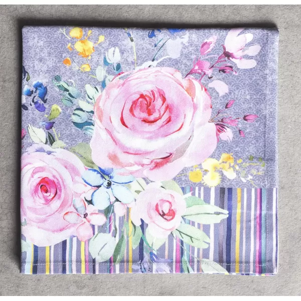 Maison d Hermine Napkins 20x20 100 Cotton Decorative Washable Table Cloth Napkin for Gifts Kitchen Party Wedding Restaurant amp Camping Indian Floral  SpringSummer Set of 431  Sweet Rose Lavender 20x20