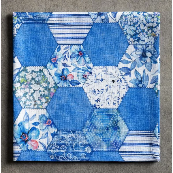 Maison d Hermine Napkins 20x20 100 Cotton Decorative Washable Table Cloth Napkin for Gifts Kitchen Party Wedding Restaurant amp Camping Indian Floral  SpringSummer Set of 447  Summer Blues 20x20