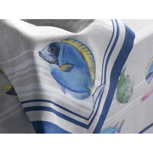 Maison d Hermine Napkins 20x20 100 Cotton Decorative Washable Table Cloth Napkin for Gifts Kitchen Party Wedding Restaurant amp Camping Indian Floral  SpringSummer Set of 442  Poisson 20x20