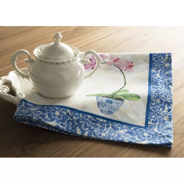 Maison d Hermine Napkins 20x20 100 Cotton Decorative Washable Table Cloth Napkin for Gifts Kitchen Party Wedding Restaurant amp Camping Indian Floral  SpringSummer Set of 414  Canton 20x20