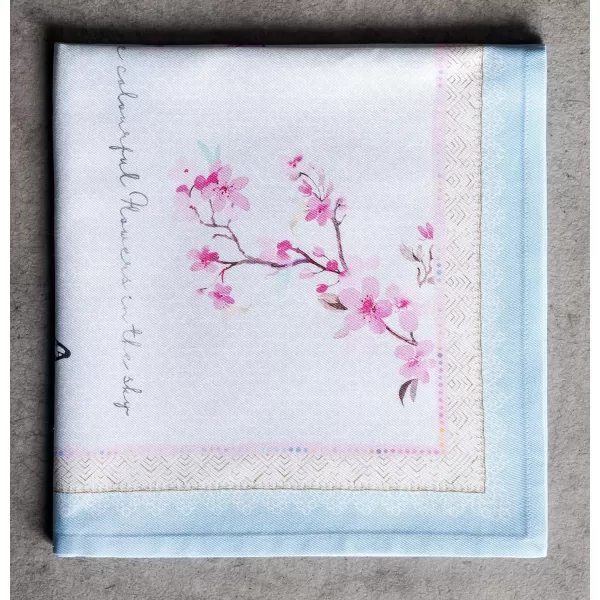 Maison d Hermine Napkins 20x20 100 Cotton Decorative Washable Table Cloth Napkin for Gifts Kitchen Party Wedding Restaurant amp Camping Indian Floral  SpringSummer Set of 416  Blossoms in Spring 20x20