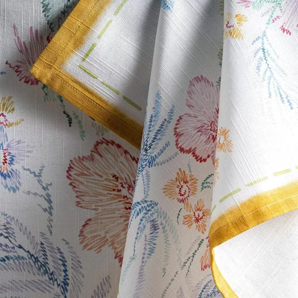 Maison d Hermine Napkins 20x20 100 Cotton Decorative Washable Table Cloth Napkin for Gifts Kitchen Party Wedding Restaurant amp Camping Indian Floral  SpringSummer Set of 426  Paradise Island 20x20