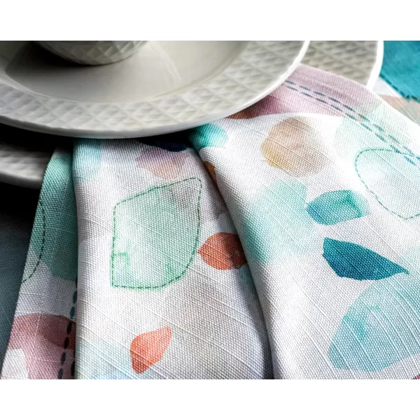 Maison d Hermine Napkins 20x20 100 Cotton Decorative Washable Table Cloth Napkin for Gifts Kitchen Party Wedding Restaurant amp Camping Indian Floral  SpringSummer Set of 446  Summer Picnic 20x20
