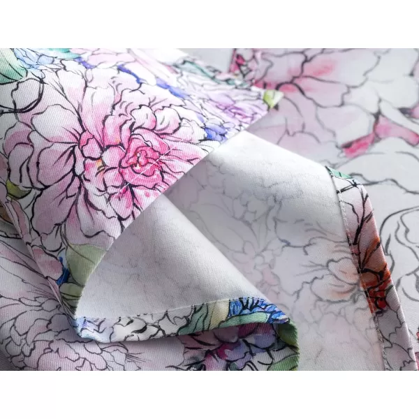 Maison d Hermine Napkins 20x20 100 Cotton Decorative Washable Table Cloth Napkin for Gifts Kitchen Party Wedding Restaurant amp Camping Indian Floral  SpringSummer Set of 412  Floral Love 20x20