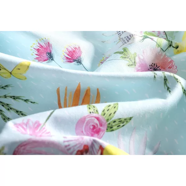 Maison d Hermine Napkins 20x20 100 Cotton Decorative Washable Table Cloth Napkin for Gifts Kitchen Party Wedding Restaurant amp Camping Indian Floral  SpringSummer Set of 427  Jardin Dete  Mint 20x20