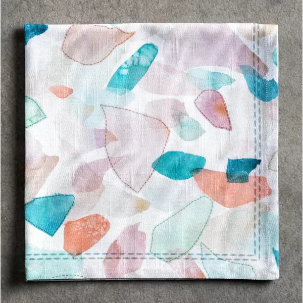 Maison d Hermine Napkins 20x20 100 Cotton Decorative Washable Table Cloth Napkin for Gifts Kitchen Party Wedding Restaurant amp Camping Indian Floral  SpringSummer Set of 446  Summer Picnic 20x20