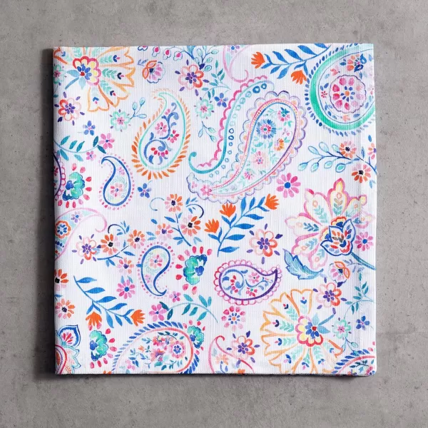 Maison d Hermine Napkins 20x20 100 Cotton Decorative Washable Table Cloth Napkin for Gifts Kitchen Party Wedding Restaurant amp Camping Indian Floral  SpringSummer Set of 437  Indian Floral 20x20