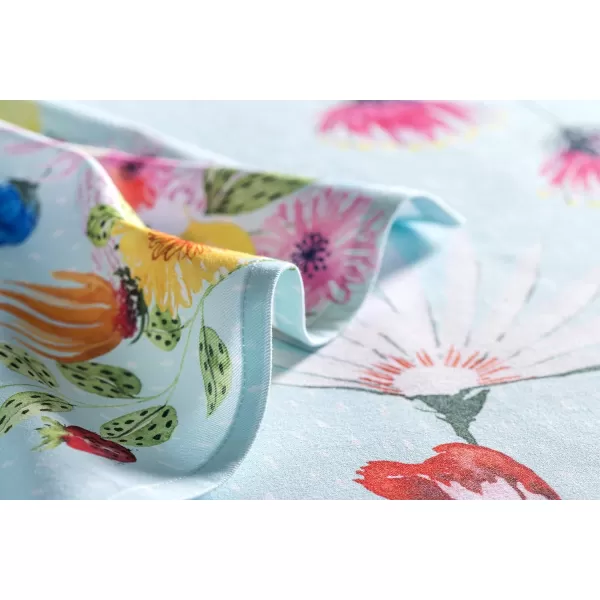 Maison d Hermine Napkins 20x20 100 Cotton Decorative Washable Table Cloth Napkin for Gifts Kitchen Party Wedding Restaurant amp Camping Indian Floral  SpringSummer Set of 427  Jardin Dete  Mint 20x20