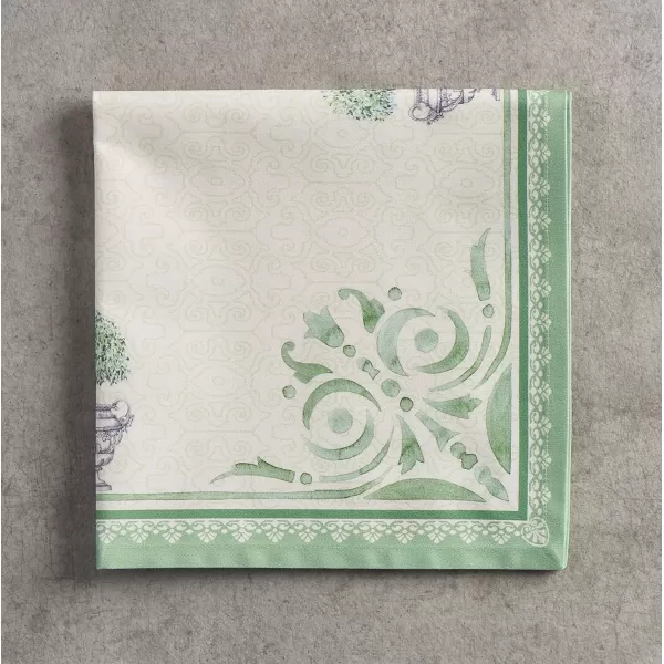 Maison d Hermine Napkins 20x20 100 Cotton Decorative Washable Table Cloth Napkin for Gifts Kitchen Party Wedding Restaurant amp Camping Indian Floral  SpringSummer Set of 413  Jardin Du Roy 20x20