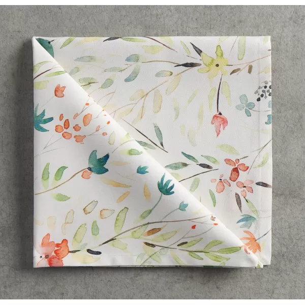 Maison d Hermine Napkins 20x20 100 Cotton Decorative Washable Table Cloth Napkin for Gifts Kitchen Party Wedding Restaurant amp Camping Indian Floral  SpringSummer Set of 406  Colmar 20x20