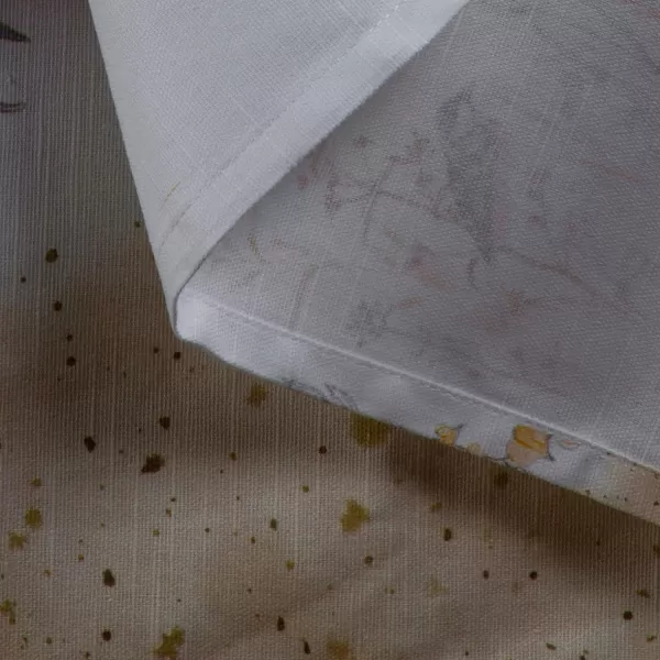 Maison d Hermine Napkins 20x20 100 Cotton Decorative Washable Table Cloth Napkin for Gifts Kitchen Party Wedding Restaurant amp Camping Indian Floral  SpringSummer Set of 435  Meadow Florals  Beige 20x20