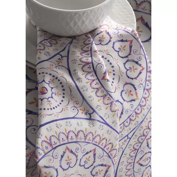 Maison d Hermine Napkins 20x20 100 Cotton Decorative Washable Table Cloth Napkin for Gifts Kitchen Party Wedding Restaurant amp Camping Indian Floral  SpringSummer Set of 443  Mandala 20x20