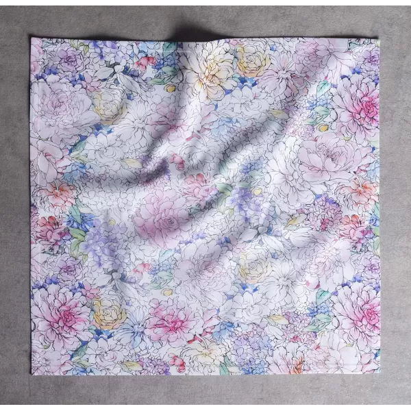 Maison d Hermine Napkins 20x20 100 Cotton Decorative Washable Table Cloth Napkin for Gifts Kitchen Party Wedding Restaurant amp Camping Indian Floral  SpringSummer Set of 412  Floral Love 20x20