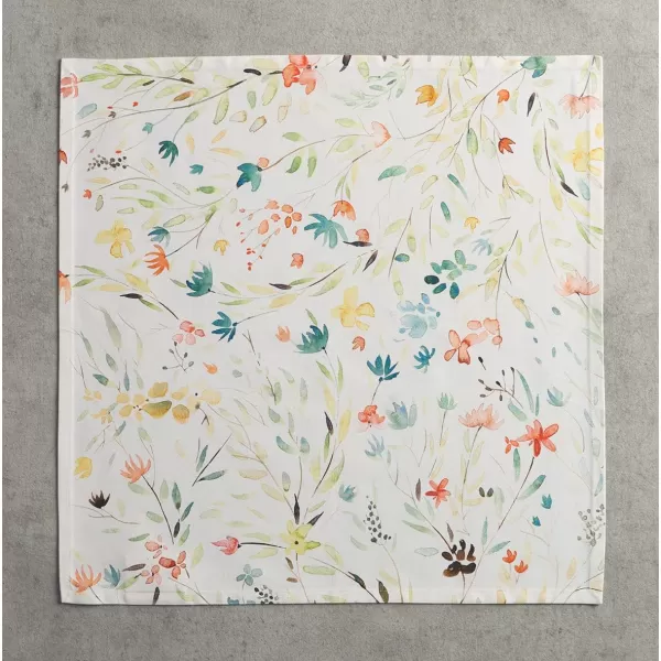 Maison d Hermine Napkins 20x20 100 Cotton Decorative Washable Table Cloth Napkin for Gifts Kitchen Party Wedding Restaurant amp Camping Indian Floral  SpringSummer Set of 406  Colmar 20x20