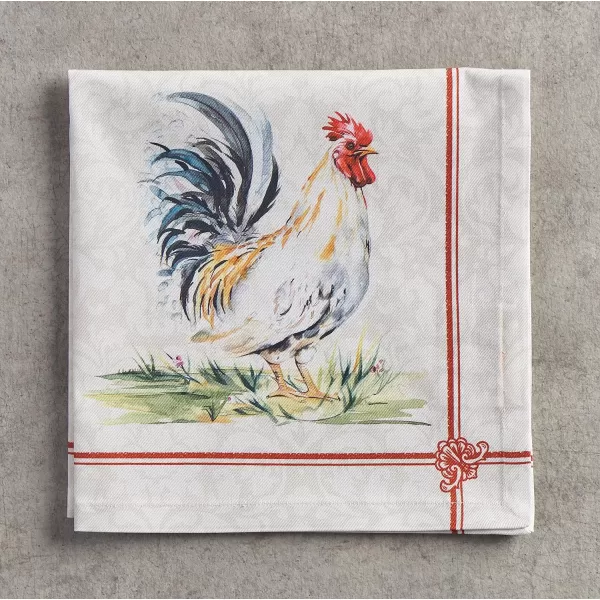 Maison d Hermine Napkins 20x20 100 Cotton Decorative Washable Table Cloth Napkin for Gifts Kitchen Party Wedding Restaurant amp Camping Indian Floral  SpringSummer Set of 415  Campagne 20x20