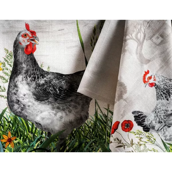 Maison d Hermine Napkins 20x20 100 Cotton Decorative Washable Table Cloth Napkin for Gifts Kitchen Party Wedding Restaurant amp Camping Indian Floral  SpringSummer Set of 425  Basse Cour 20x20