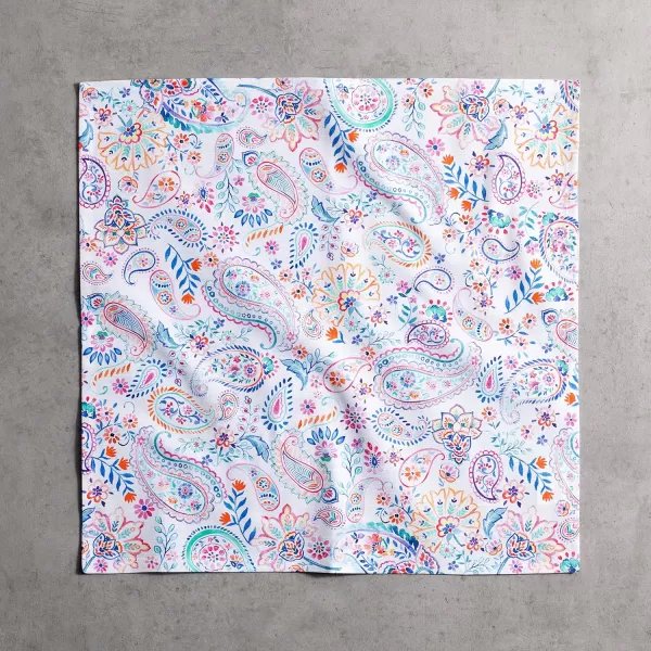 Maison d Hermine Napkins 20x20 100 Cotton Decorative Washable Table Cloth Napkin for Gifts Kitchen Party Wedding Restaurant amp Camping Indian Floral  SpringSummer Set of 437  Indian Floral 20x20