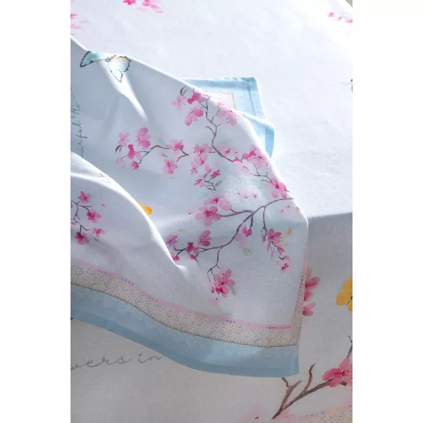 Maison d Hermine Napkins 20x20 100 Cotton Decorative Washable Table Cloth Napkin for Gifts Kitchen Party Wedding Restaurant amp Camping Indian Floral  SpringSummer Set of 416  Blossoms in Spring 20x20