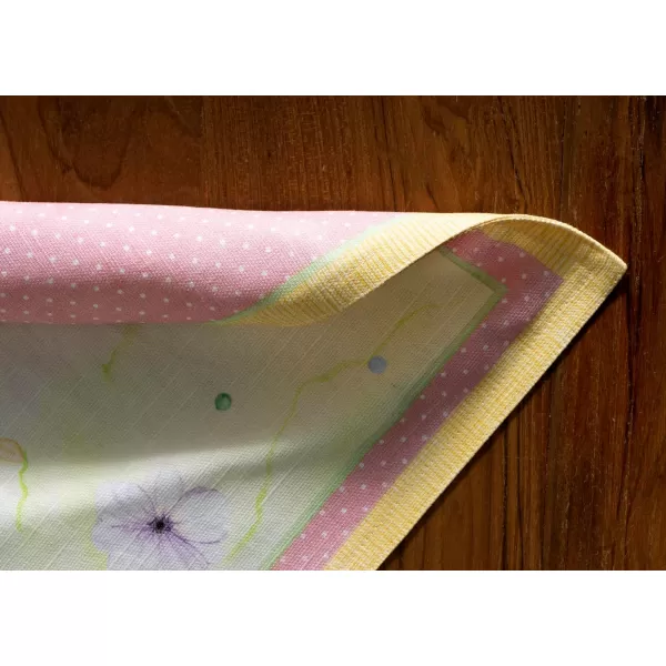 Maison d Hermine Placemats 100 Cotton Set of 4 Decorative Washable Table Cloth Placemat Dining Holidays Buffet Parties amp Wedding Use Citrus  SpringSummerSet of 4 50  Easter Zest