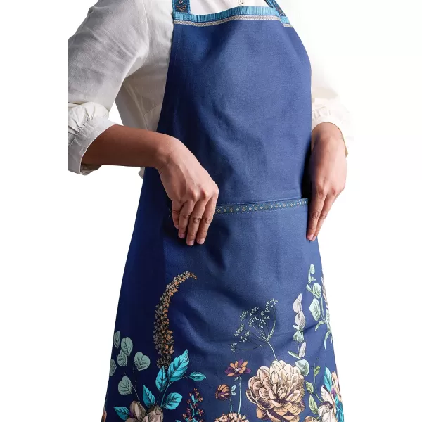 Maison d Hermine Premium 100 Combed Cotton Kitchen Apron with an Adjustable Neck with Long Ties for Women Men ChefArtichoke