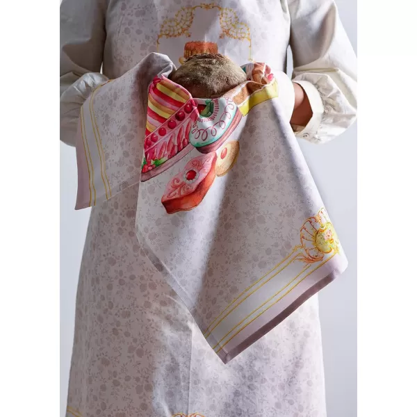 Maison d Hermine Premium 100 Combed Cotton Kitchen Apron with an Adjustable Neck with Long Ties for Women Men ChefPastries