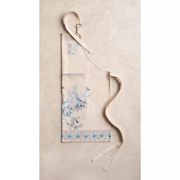 Maison d Hermine Premium 100 Combed Cotton Kitchen Apron with an Adjustable Neck with Long Ties for Women Men ChefPeacock Uthopia  Sandy Beach