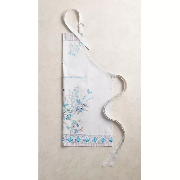 Maison d Hermine Premium 100 Combed Cotton Kitchen Apron with an Adjustable Neck with Long Ties for Women Men ChefPeacock Utopia