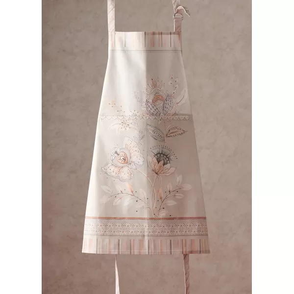 Maison d Hermine Premium 100 Combed Cotton Kitchen Apron with an Adjustable Neck with Long Ties for Women Men ChefSociety Florals