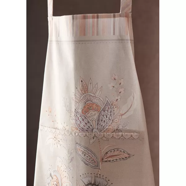 Maison d Hermine Premium 100 Combed Cotton Kitchen Apron with an Adjustable Neck with Long Ties for Women Men ChefSociety Florals