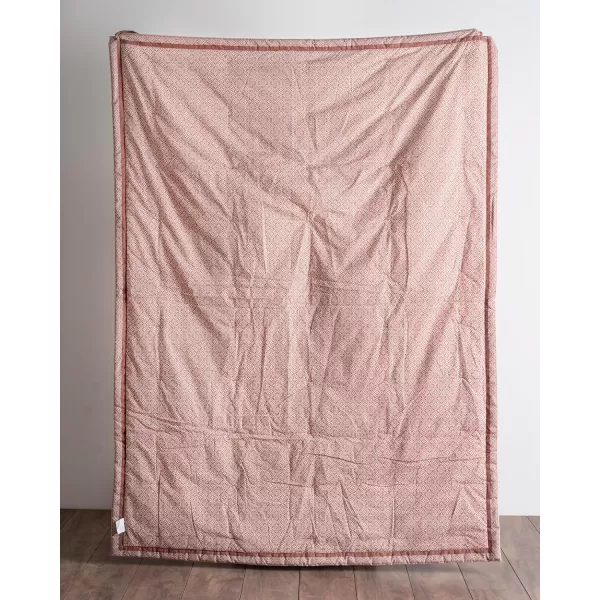 Maison d Hermine Pretty Autumn Cotton Throw Blanket Bohemian Bedding Lightweight and Breathable for Couch Sofa Bed Travel 50x6050X60 Pretty Autumn