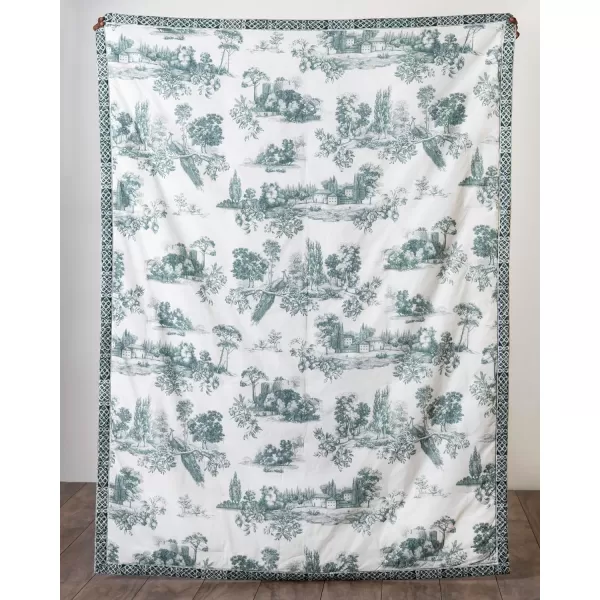 Maison d Hermine Pretty Autumn Cotton Throw Blanket Bohemian Bedding Lightweight and Breathable for Couch Sofa Bed Travel 50x6050X60 Trianon
