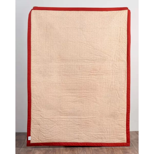 Maison d Hermine Pretty Autumn Cotton Throw Blanket Bohemian Bedding Lightweight and Breathable for Couch Sofa Bed Travel 50x6050x60 Kalahari