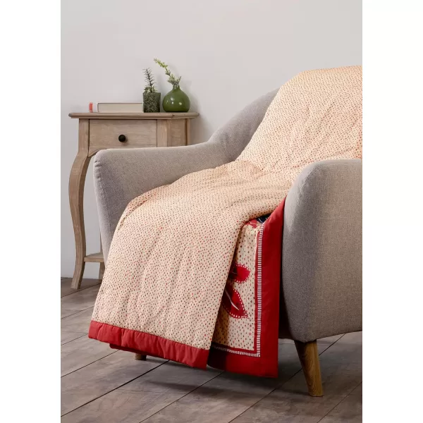 Maison d Hermine Pretty Autumn Cotton Throw Blanket Bohemian Bedding Lightweight and Breathable for Couch Sofa Bed Travel 50x6050x60 Kalahari
