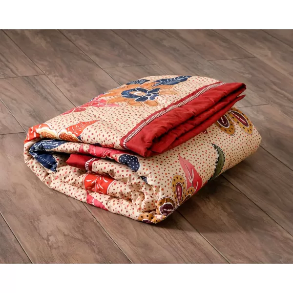 Maison d Hermine Pretty Autumn Cotton Throw Blanket Bohemian Bedding Lightweight and Breathable for Couch Sofa Bed Travel 50x6050x60 Kalahari
