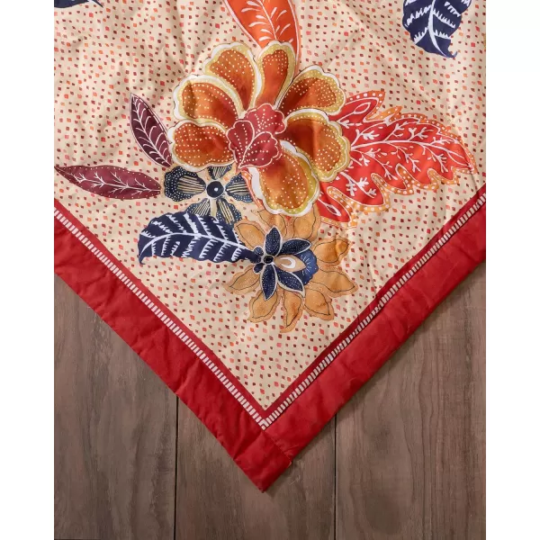 Maison d Hermine Pretty Autumn Cotton Throw Blanket Bohemian Bedding Lightweight and Breathable for Couch Sofa Bed Travel 50x6050x60 Kalahari