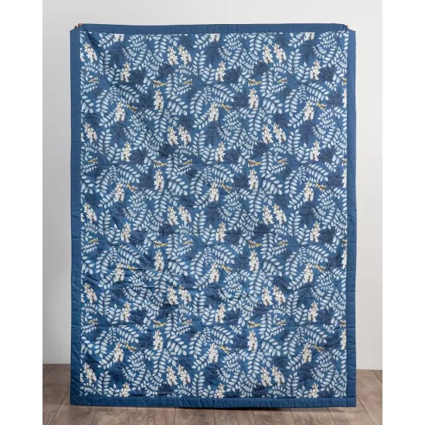 Maison d Hermine Pretty Autumn Cotton Throw Blanket Bohemian Bedding Lightweight and Breathable for Couch Sofa Bed Travel 50x6060x80 Feuillage