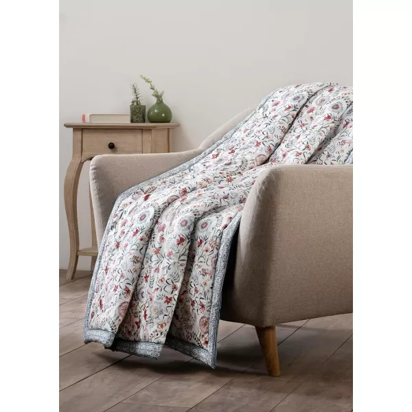 Maison d Hermine Pretty Autumn Cotton Throw Blanket Bohemian Bedding Lightweight and Breathable for Couch Sofa Bed Travel 50x6060x80 Nellore