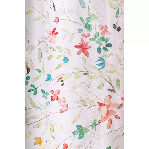 Maison d Hermine Shower Curtain 100 Cotton One Panel 70x72 Darkening Bath Shower Curtains Easy Hanging with 12 Button Holes for Bathrooms Tropiques13  Colmar