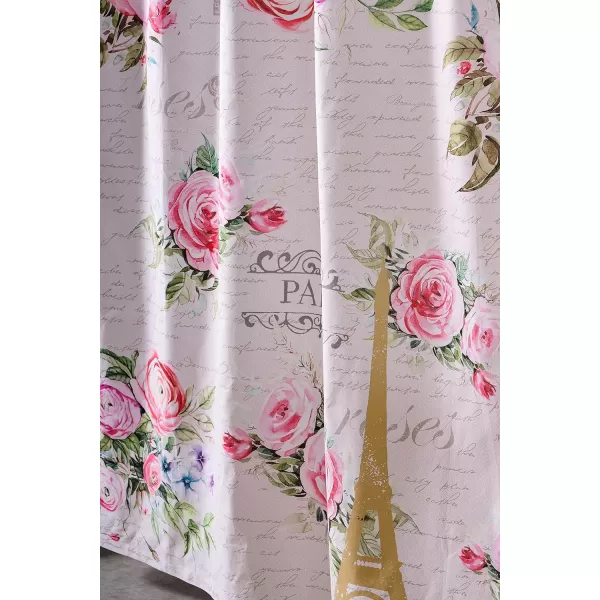 Maison d Hermine Shower Curtain 100 Cotton One Panel 70x72 Darkening Bath Shower Curtains Easy Hanging with 12 Button Holes for Bathrooms Tropiques21  Champ De Mars