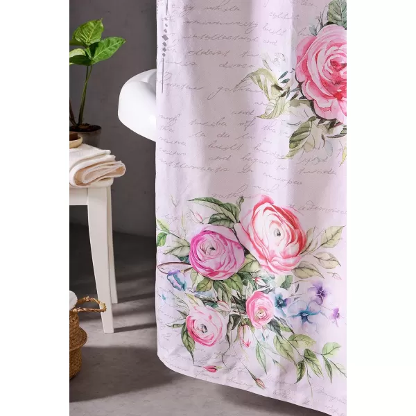 Maison d Hermine Shower Curtain 100 Cotton One Panel 70x72 Darkening Bath Shower Curtains Easy Hanging with 12 Button Holes for Bathrooms Tropiques21  Champ De Mars