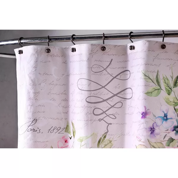 Maison d Hermine Shower Curtain 100 Cotton One Panel 70x72 Darkening Bath Shower Curtains Easy Hanging with 12 Button Holes for Bathrooms Tropiques21  Champ De Mars