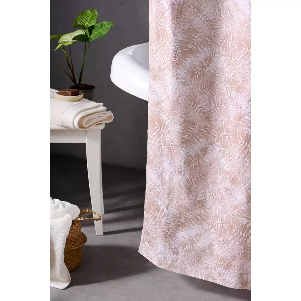 Maison d Hermine Shower Curtain 100 Cotton One Panel 70x72 Darkening Bath Shower Curtains Easy Hanging with 12 Button Holes for Bathrooms Tropiques24  Bamako