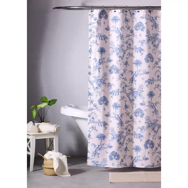 Maison d Hermine Shower Curtain 100 Cotton One Panel 70x72 Darkening Bath Shower Curtains Easy Hanging with 12 Button Holes for Bathrooms TropiquesBonobo