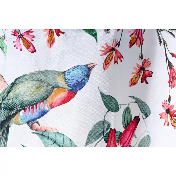 Maison d Hermine Shower Curtain 100 Cotton One Panel 70x72 Darkening Bath Shower Curtains Easy Hanging with 12 Button Holes for Bathrooms TropiquesEden