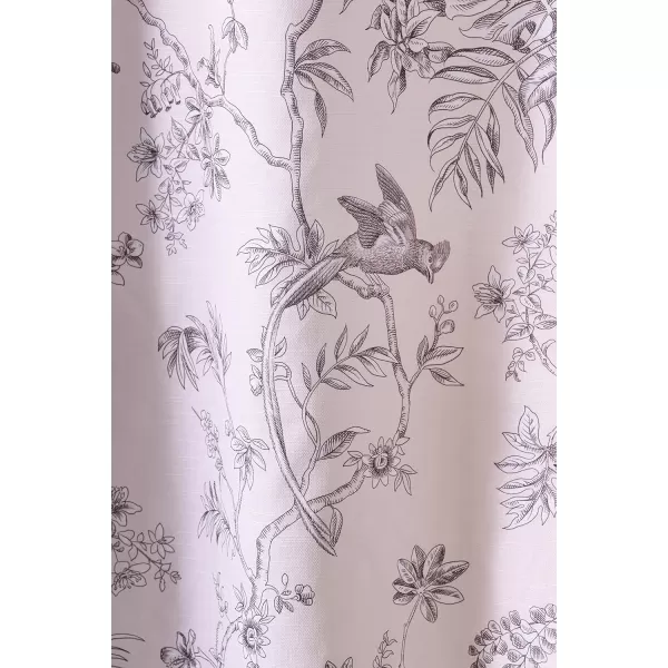 Maison d Hermine Shower Curtain 100 Cotton One Panel 70x72 Darkening Bath Shower Curtains Easy Hanging with 12 Button Holes for Bathrooms TropiquesJouy Paradise