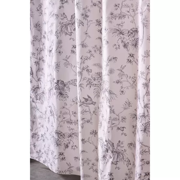 Maison d Hermine Shower Curtain 100 Cotton One Panel 70x72 Darkening Bath Shower Curtains Easy Hanging with 12 Button Holes for Bathrooms TropiquesJouy Paradise