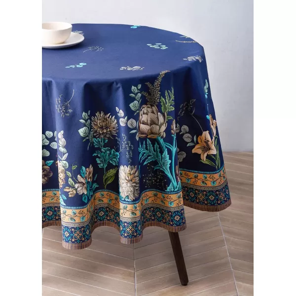 Maison d Hermine Table Cover 100 Combed Cotton Premium Decorative Tablecloth 70x108 Rectangle Tablecloths Washable for Dining Home Wedding Banquet Buffet  Pastries70 Diameter Table Cloth Artichoke